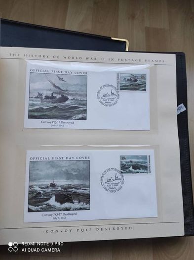 The History of World War II in the postage stamps
