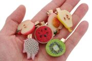 Colorful Fruit-Themed Hair Clips Set