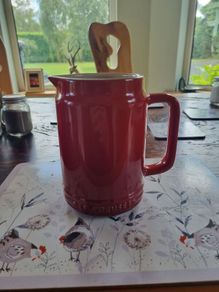 Le Creuset Cerise Sauce Jar