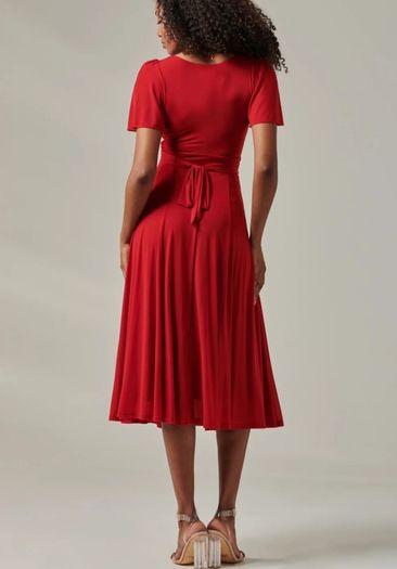 Jolie Moi Red Occasion dress size UK 16