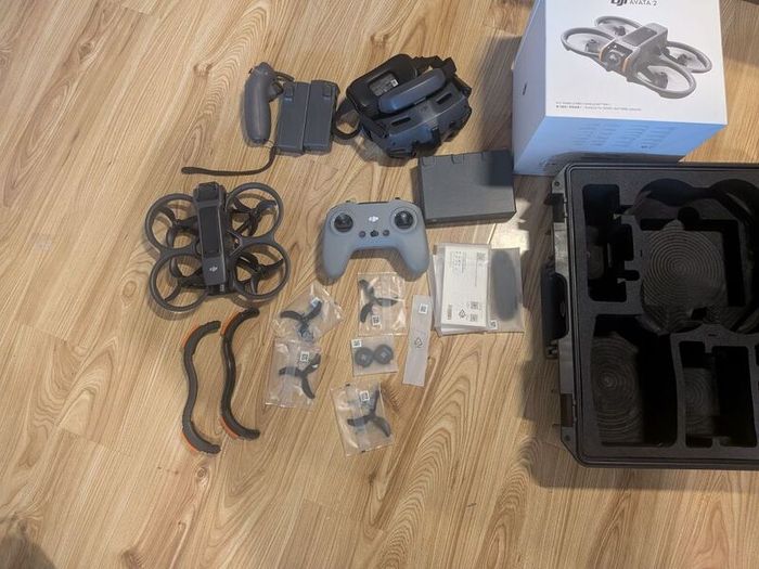 DJI Avata 2 FPV Drone Bundle - Batteries, Goggles & Extras