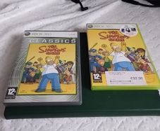 The simpsons, xbox360 game, rare collectable