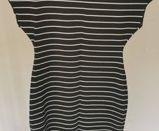 Zara black striped bodycon
