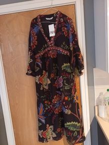 Zara Multi Colour Dress.  S. XS- 10.  B.N.W.T Ad Up