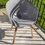 HAY About A Chair AAC22 Concrete Grey/Oak Image 2