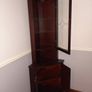 Vintage Mahogany Corner Display Cabinet Image 2