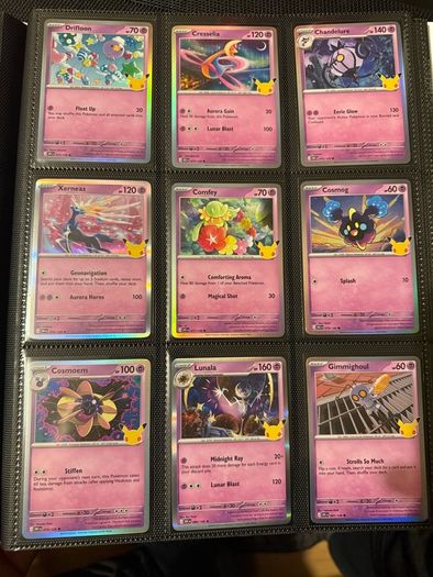 30th Anniversary Pokemon cards base set