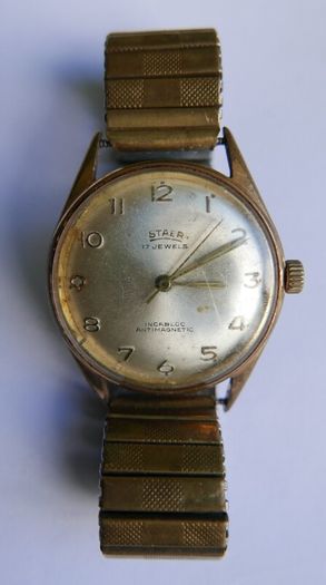 Vintage Men's STAER 17 Jeweles Incabloc Antimagnetic Watch, the watch works well and keeps time