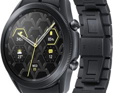Samsung Galaxy Watch 3 Titanium Smart Watch 45mm GPS Bluetooth - Mystic Black (Brand New)