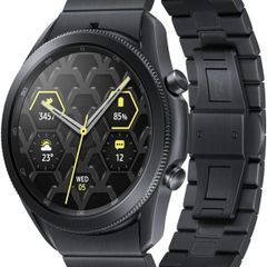 Samsung Galaxy Watch 3 Titanium Smart Watch 45mm GPS Bluetooth - Mystic Black (Brand New)