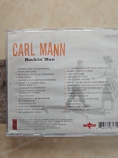 Carl Mann CD - Rockin' Mann