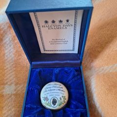 Halcyon Days Vintage Enamel Pill Box