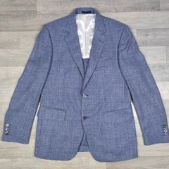 Louis Copeland Loro Piana Wool Silk Linen Tweed Blazer Jacket Mens Large Tailored Fit RRP 700 Euro