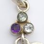 Amethyst, Quartz & Prasiolite Sterling Silver Pendant Image 5