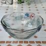 Vintage French Large Glass Salad Bowl Image 7