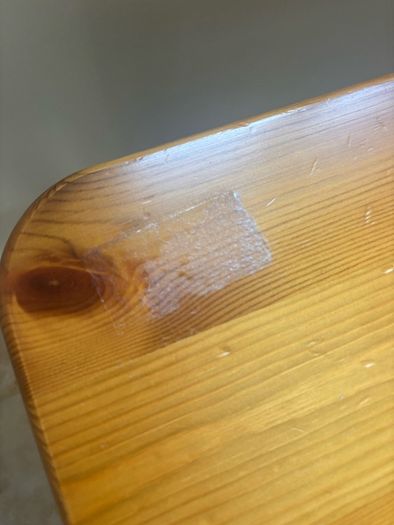 Solid pine table