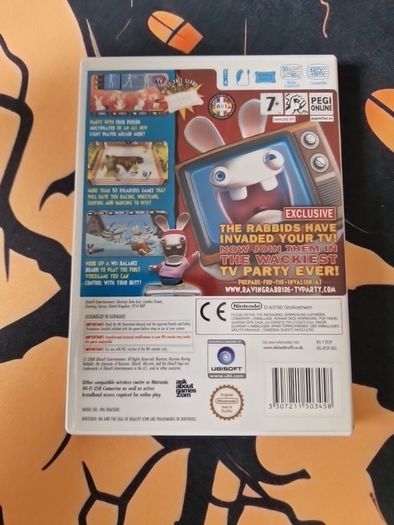 Rayman Raving Rabbids Nintendo Wii Games Original