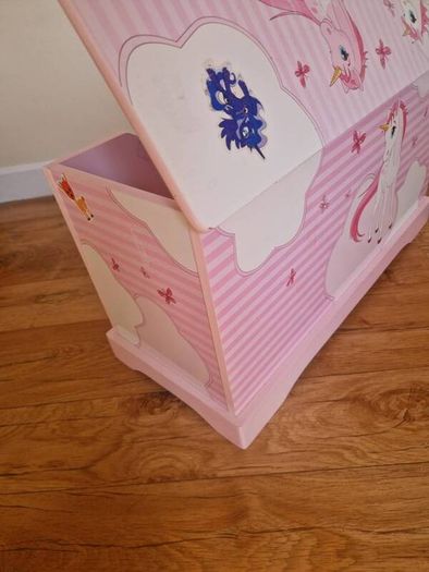 Kids Wooden Toy Box