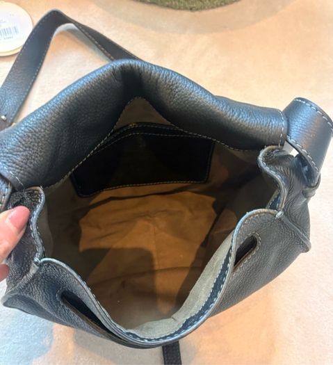 Authentic Chloe Marcie black lambskin leather bag