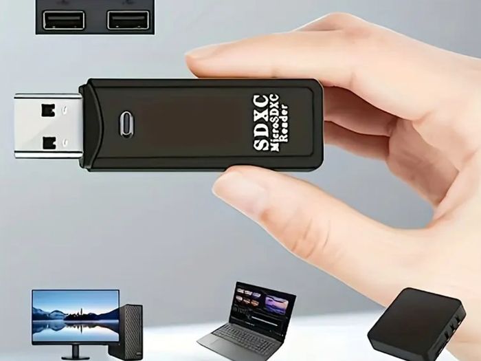 2-in-1 USB 3.0 & 2.0 Card Reader 5Gbps Free inspection