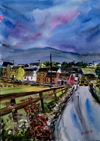 doolin co clare watercolour