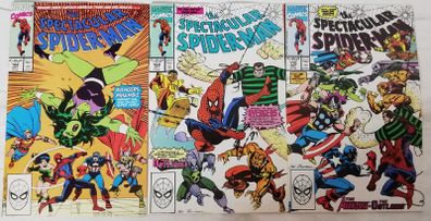 Spectacular Spider-Man #168, 169 & 170 Spidey VS The Avengers (1990)