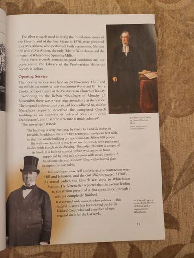 Amazing Grace. The Story Of Whitehouse Presbyterian Church 1867-2017. By Alf Mccreary. Signed First Edition Large Volume Paperback In Good Condition.