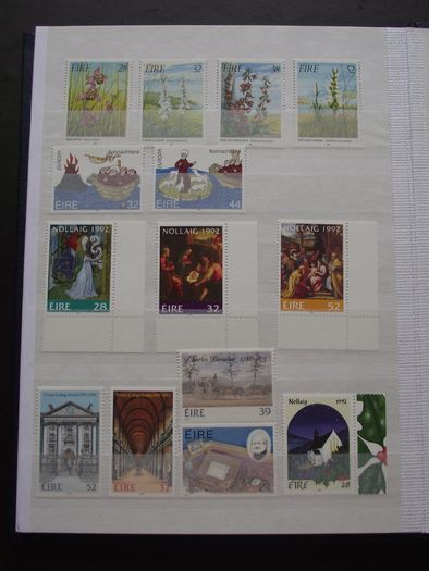 A new stock book (Number 2) filled with mint Irish stamps from years 1968-2000