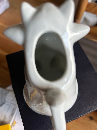 Cream & Milk Porcelain Cow Jug