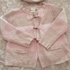 cardigan and beret