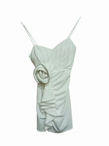 Honey & Rosie Rhinestone Flower Mini Party Dress