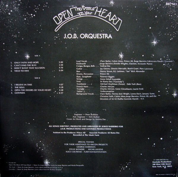 J.O.B. Orquestra Open The Doors To Your Heart