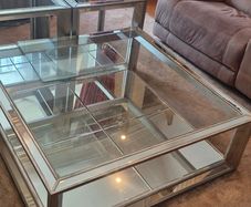 Large glass Coffee table