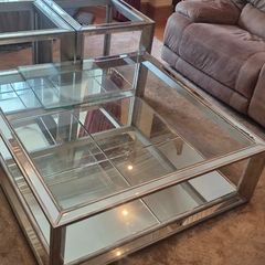 Large glass Coffee table