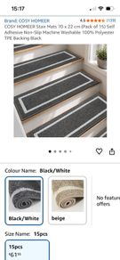 Stair carpet pads