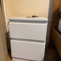 Studying table, two bedside table, office chair and a wall shelf