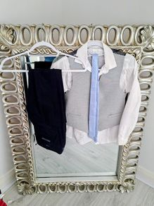 Boys Communion Waistcoat,Chinos,Shirt & Tie