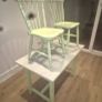 farmhouse table and chairs Image 3