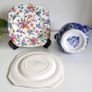 .. PRICE DROP.. Porcelain Lot - Milk jug, chintz plates. Image 4