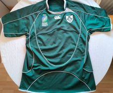 2007 Rugby World Cup IRFU Canterbury Rugby Jersey Size XXL Adults