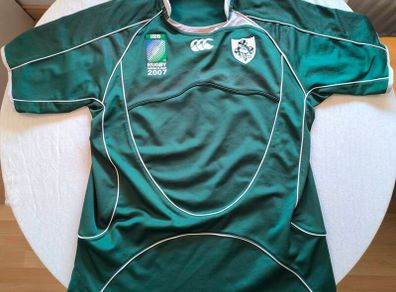2007 Rugby World Cup IRFU Canterbury Rugby Jersey Size XXL Adults