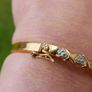 Vintage  Gold Plated Bracelet Image 3