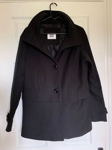 Coat size S black