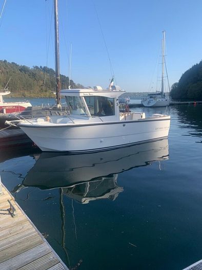Boat with trailer.