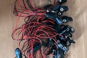 Job Lot 45 x 9V Battery Snap Connectors with Leads