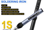 FNIRSI HS-01 Smart Electric Soldering Iron PD 65W Adjustable Constant Temperature Fast Heat Portable Soldering Iron Station Kit