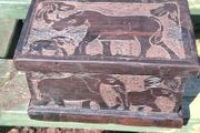 Beautiful ebony trinket box