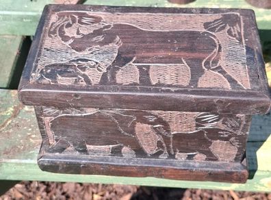 Beautiful ebony trinket box