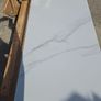 White marble effect porcelain tile Natural and polished 1200x600and 60x60 Image 4