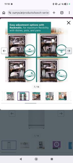 2 yr old BOSCH Series 4 Slimline WiFi-enabled Dishwasher - White - still under warranty